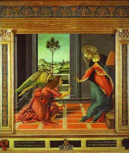 Sandro Botticelli Cestello Annunciation oil painting picture